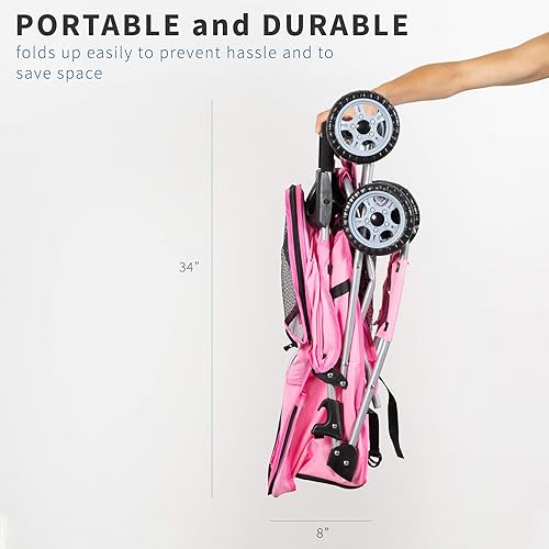 Miniatura 6 de Carriola Vivo para mascotas, para gatos, perros, etc. Carriola plegable, varios colores