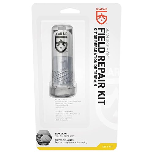Miniatura 2 de Gear Aid Seam Grip WP - Kit de reparación de campo parches de cinta tenaces adhesivo y cepillo