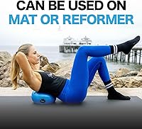 Vista 4 de Natural Pilates Pelota Pelota de ejercicio pequeña Pelota de pilates de 9 pulgadas para fuerza del núcleo y estabilidad de la espalda Pelota