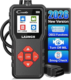 OBD2 Scanner Car Diagnostic Tool LAUNCH Creader 300,Engine Fault Code Reader,Support Read Data Stream,Scanner for All OBDII Protocol Cars Since 2000, CR300