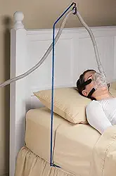 Suporte de mangueira BodyHealt Cpap – Suporte de mangueira Cpap para tubo de CPP. Suprimentos Cpap – Suporte Cpap – Suporte de tubo Cpap. Acessórios CPap e suporte de CPP, suporte de cabeceira CPP. À prova de embaraços – Suporte e bolsa CPP