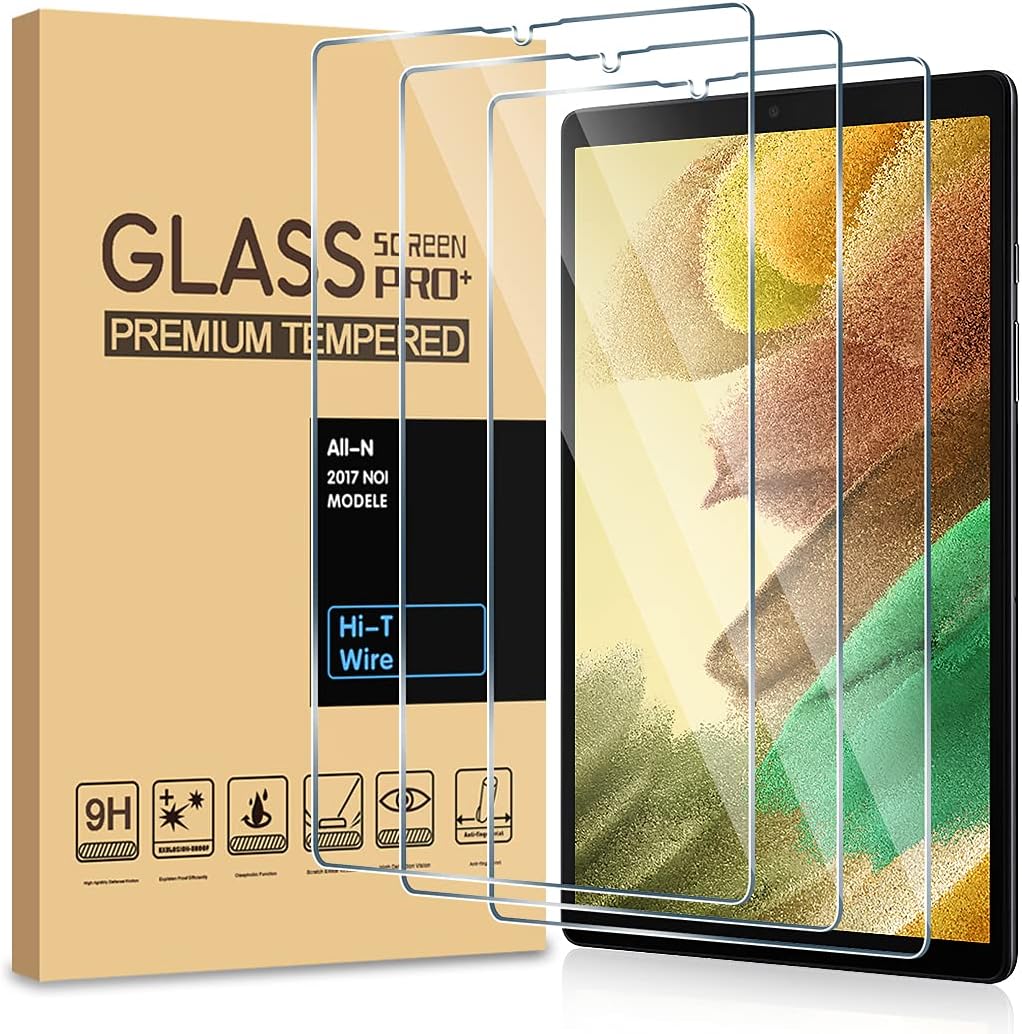 (3-Packs) for Samsung Galaxy Tab A7 Lite 8.7 Inch Screen Protector,Anti-Scratch 9H Hardness Tempered Glass (SM-T220 / T225) : Electronics