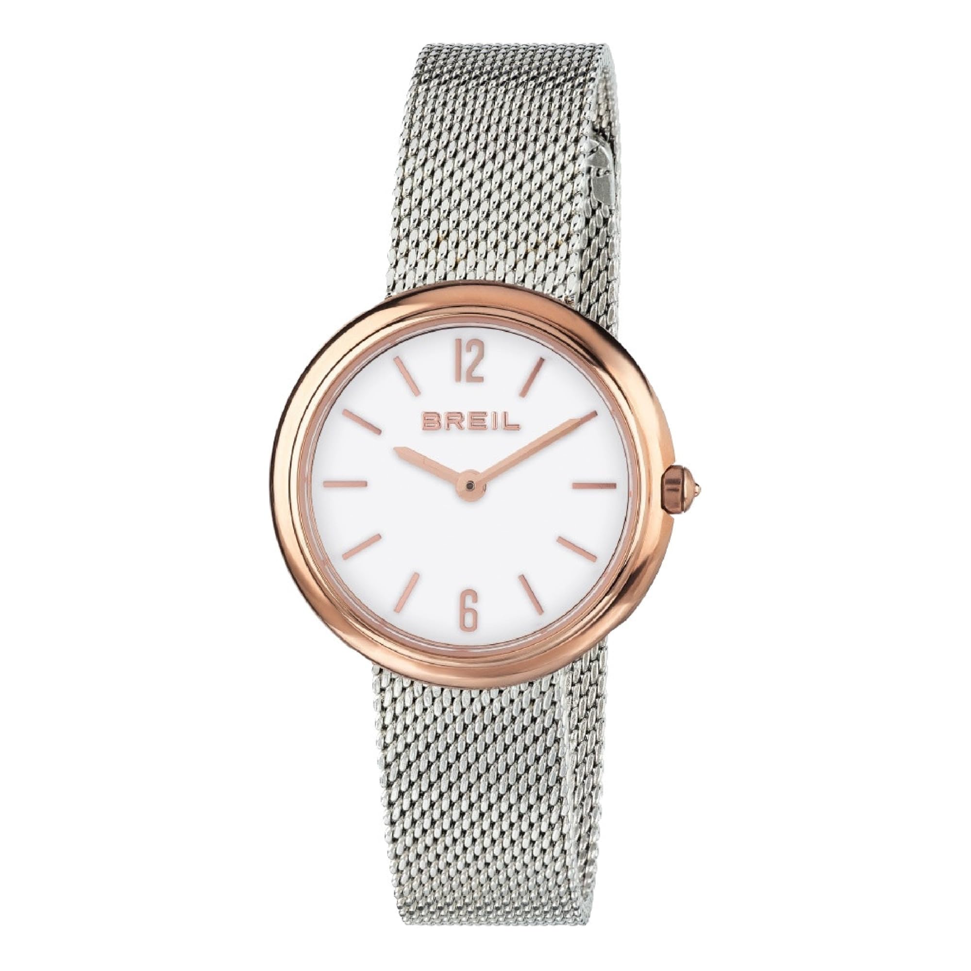 Breil Uhr Damen, Armband aus Stahl, Gehäusedurchmesser 29 cm