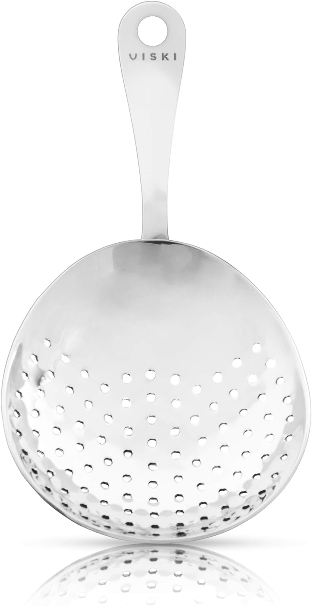 Harrison Julep Strainer in Silver Viski