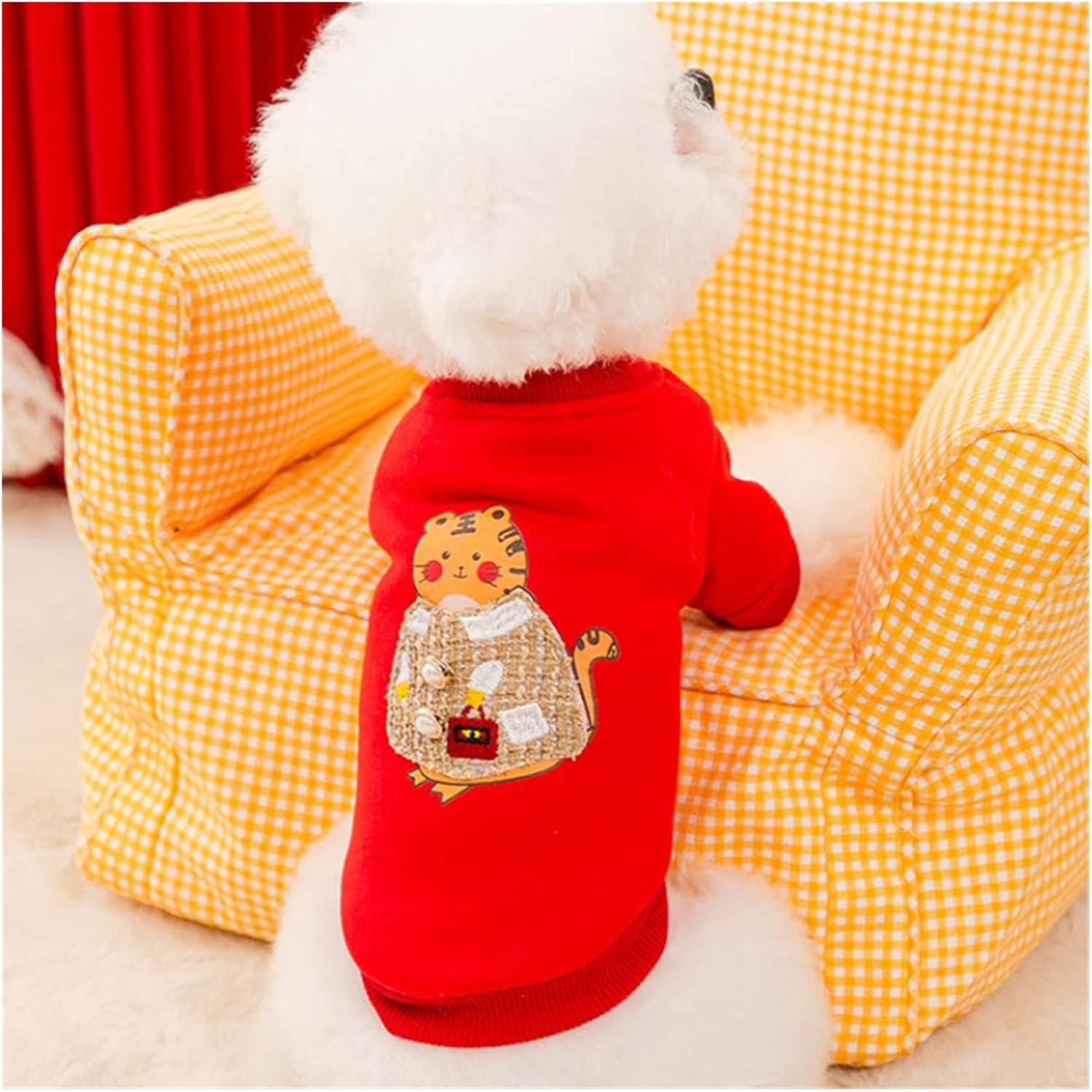 スタジャン - レッド／A - Kids | H&M JP 小型犬のスウェットスタジャン 赤