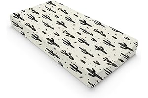 Boho Cactus Changing Pad Cover: Unique and Stylish Protection for Your Baby's Comfort