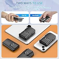 Vista 7 de NETUM Escáner de código de barras Bluetooth 2D, 3 en 1, pequeño lector de códigos de barras QR portátil y portátil, escaneo de pistola inalámbrico