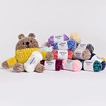 Bernat Velvet Minis Classic Yarn - 1 Pack of 700g/25oz - Polyester - #5 Bulky - 41 Yards - Knitting/Crochet