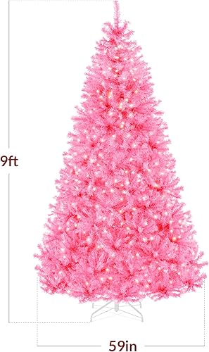 Miniatura 145 de Best Choice Products Árbol de Navidad negro preiluminado de 7.5 pies, decoración navideña completamente artificial para el hogar, oficina