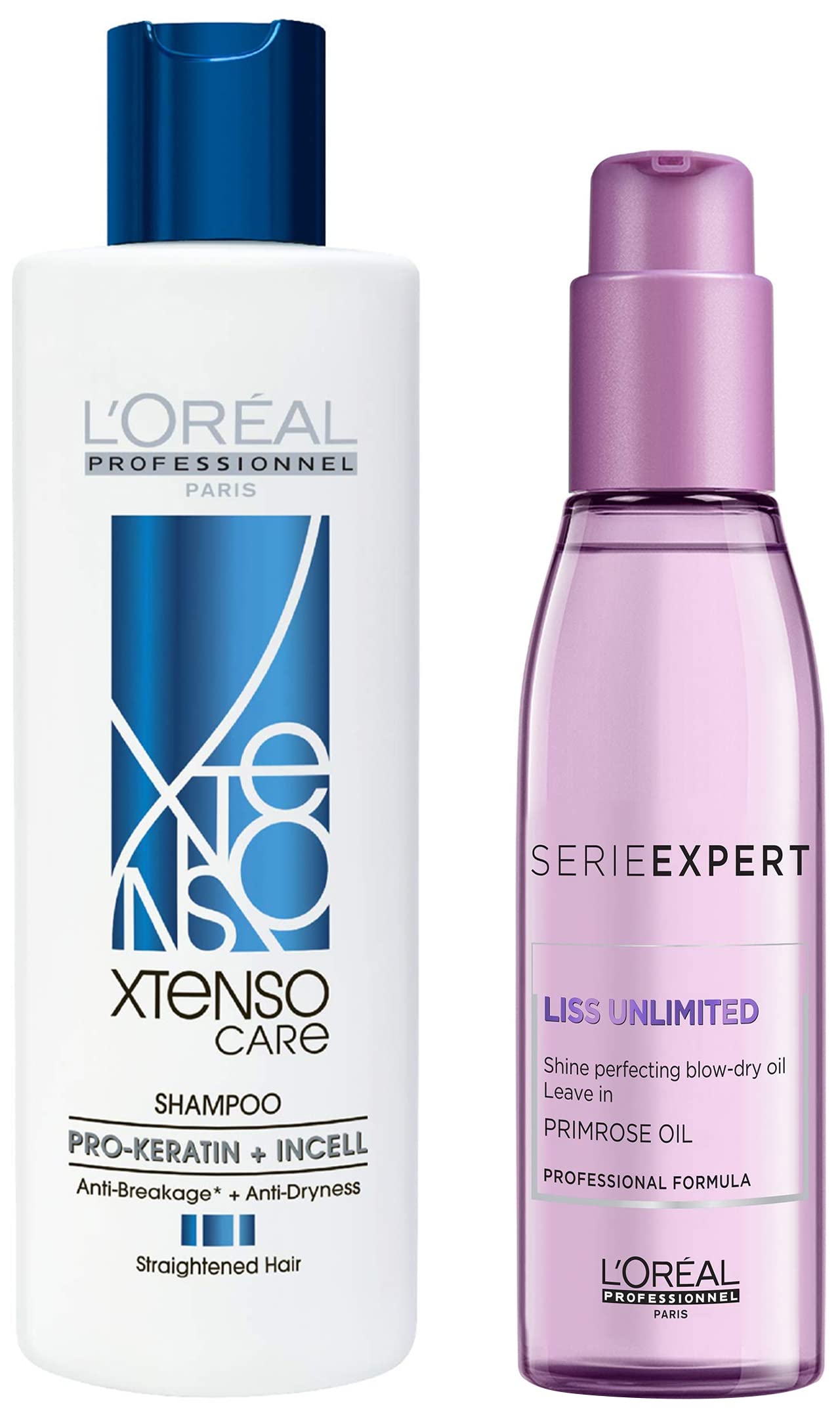 L'OREAL PROFESSIONNEL PARIS Serie Expert Liss Unlimited Blow Dry Serum 125 Ml & Xtenso Care Shampoo 250 Ml, For Straightened Hair-image-43