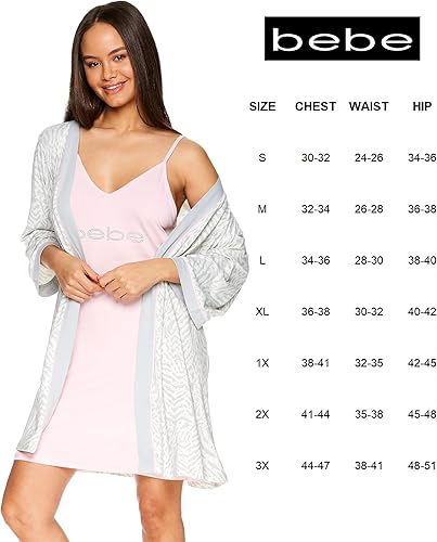 Miniatura 7 de bebe Conjunto de pijama de camisón y bata corta para mujer, pijamas a juego para mujer