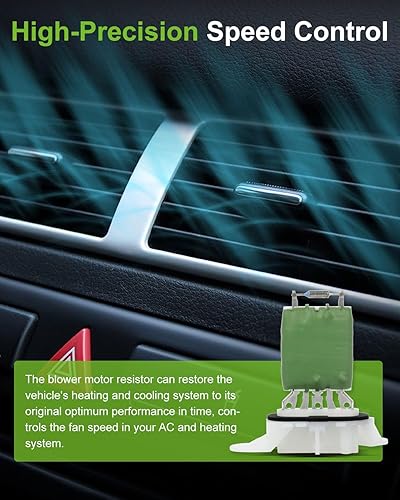 Miniatura 581 de SCITOO Resistencia de motor de ventilador HVAC para 2008-2013 para Chrysler 300/2008-2016 para Town & Country/2008-2010 para Dodge Charger/2008-2018