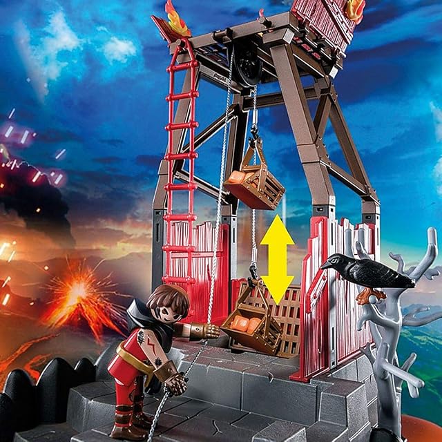 Foto 5 de 8 de PLAYMOBIL Novelmore 70390 Mina de Lava de los Bandidos de Burnham