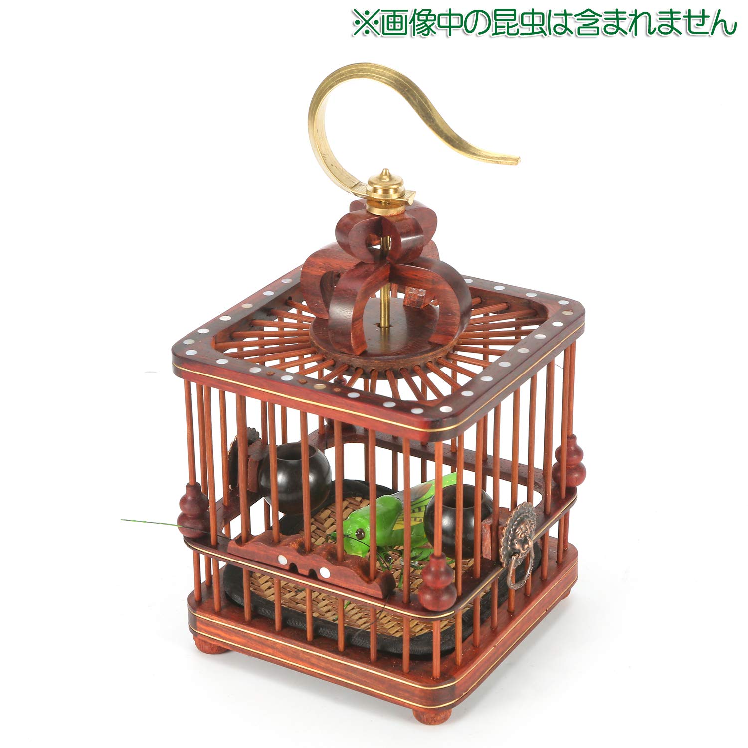 Amazon.co.jp: [華能] 虫かご ギスカゴ 角虫かご 木製