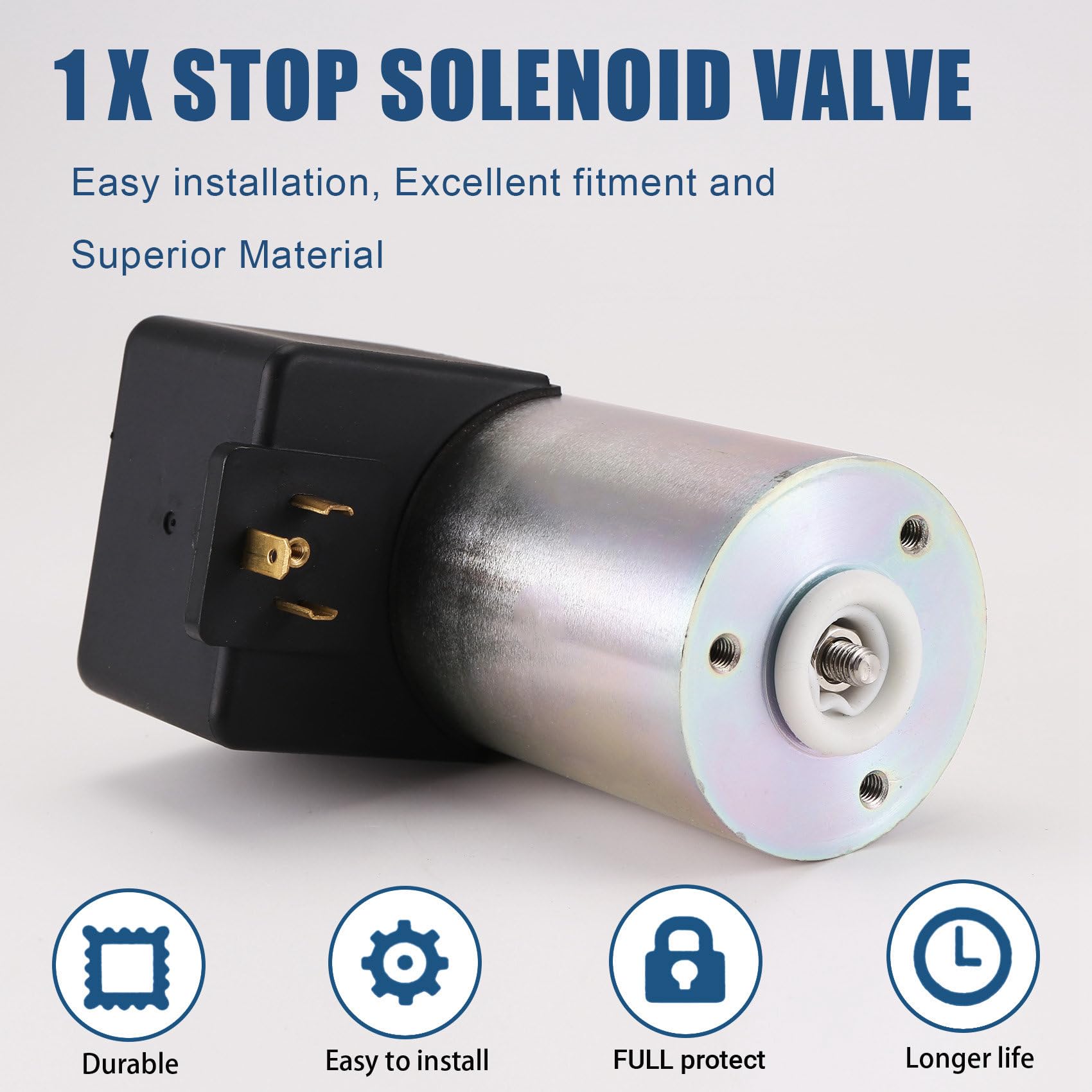 Actuador de Válvula Solenoide de Parada de 12 V 0118-1663 para Deutz Motor FL912 BF4L913 F4L913 BF6L913 01181663/0118 1663