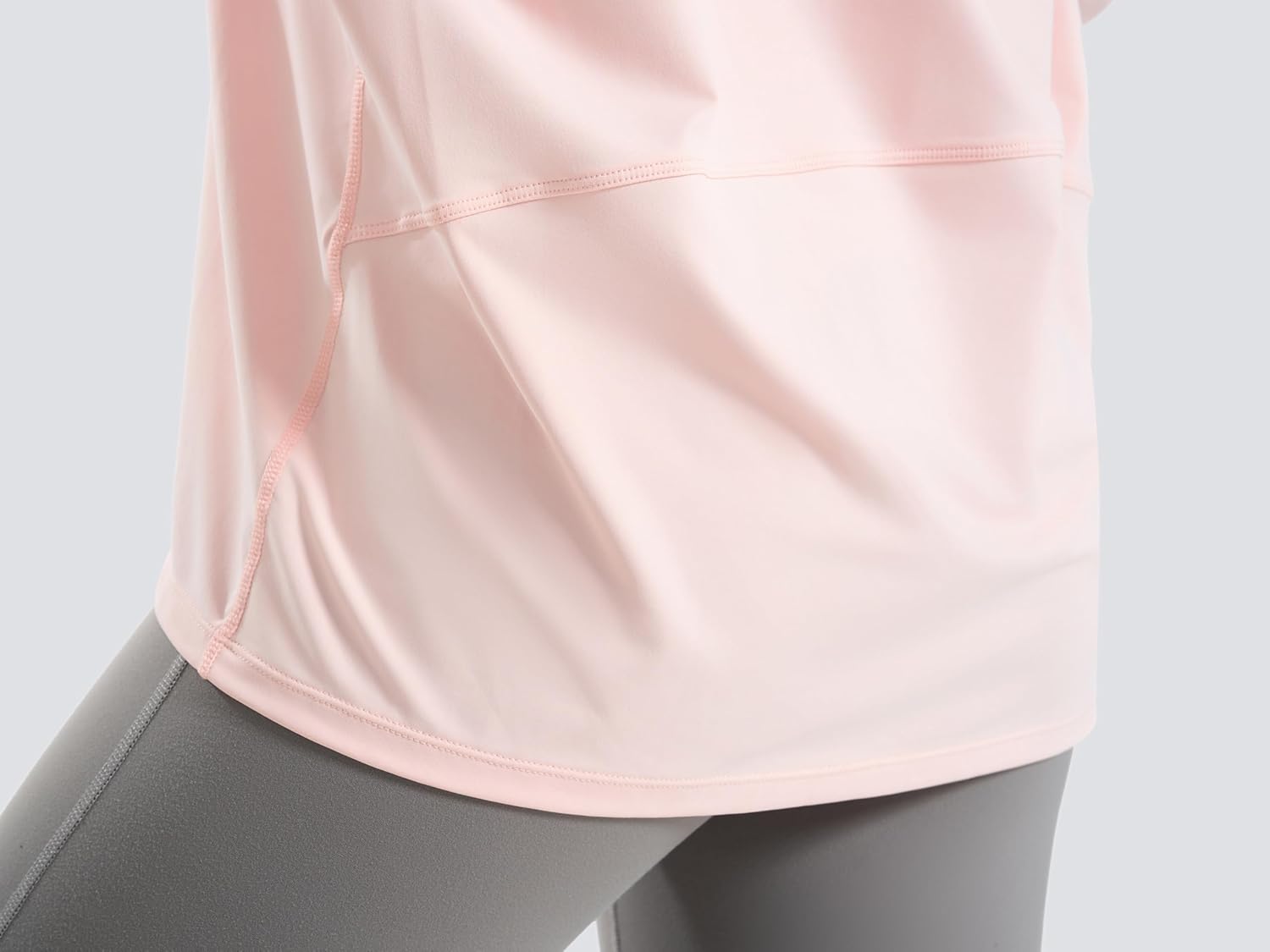 JOYSPELS Ice Silk Boat Neck Long Sleeve Workout Tops for Women Loose Fit Athletic Running Gym Yoga Shirts - Image 5