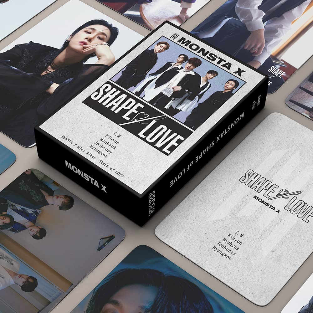 Kpop Group MONSTA X Photo Cards 55Pcs MONSTA X 2022 Lomo Cards