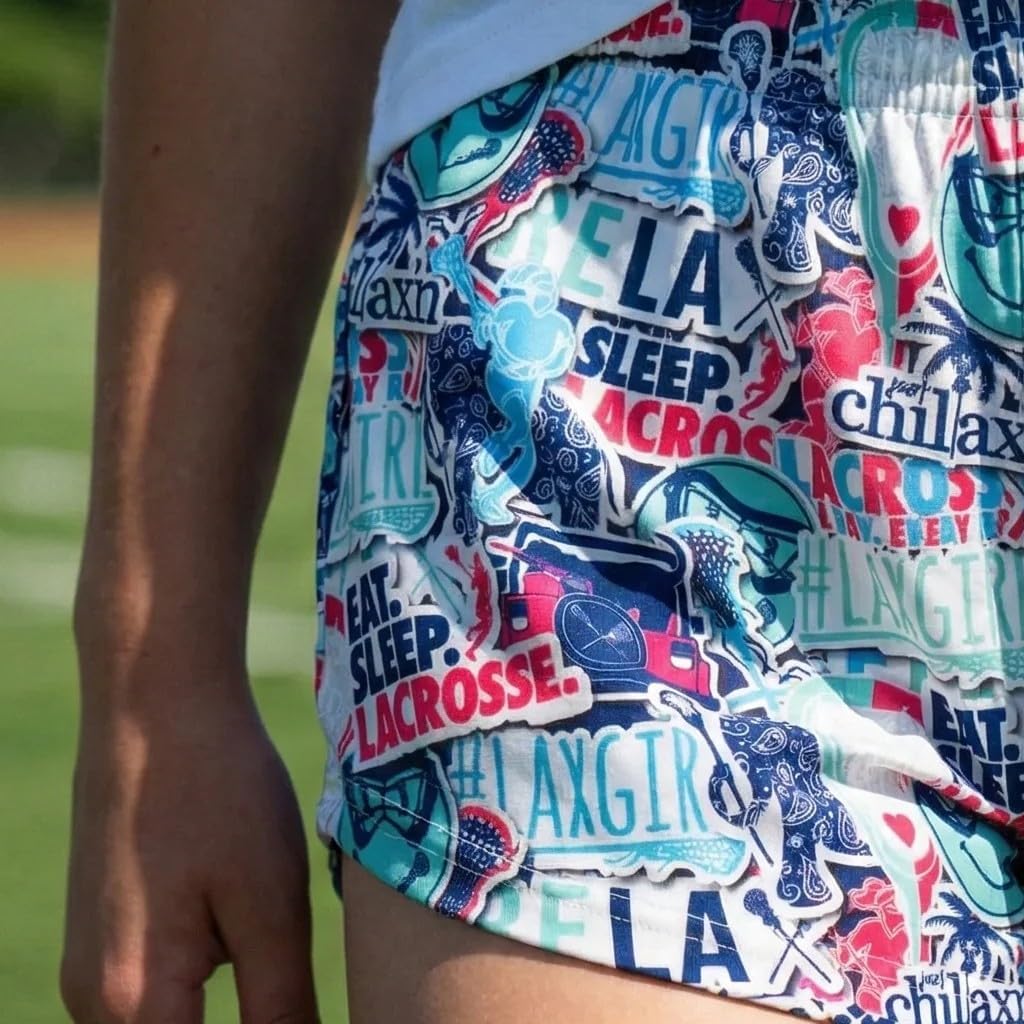 ChalkTalkSPORTS Girls Lacrosse Merritt Shorts - Athletic Lacrosse Shorts - Adult & Youth Sizes