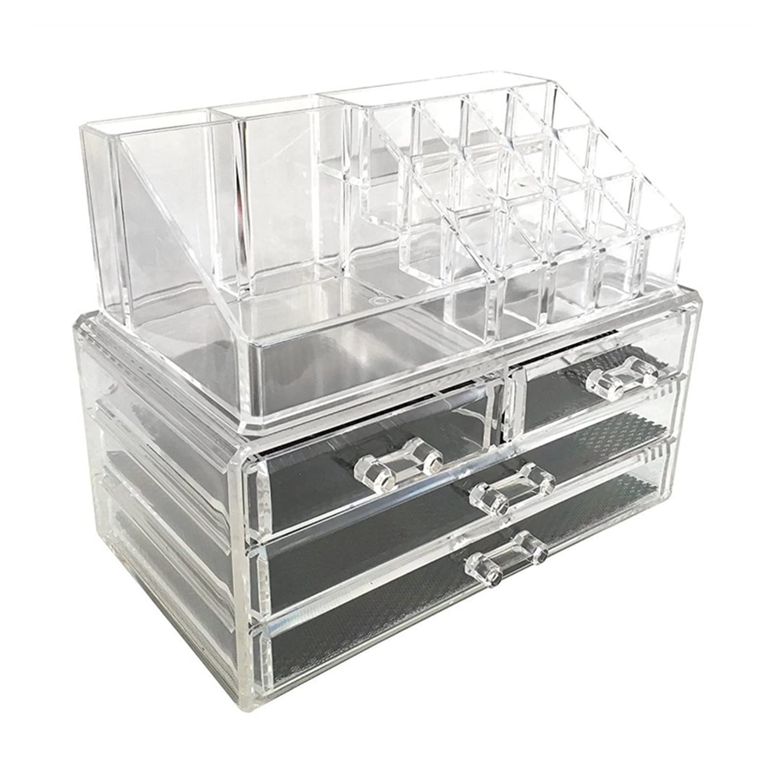 Organizador de cosméticos, Nuevo Organizador de Maquillaje de acrílico Transparente, Caja de Almacenamiento de cosméticos de Escritorio, Soporte para lápiz Labial, Esmalte de uñas, organizad