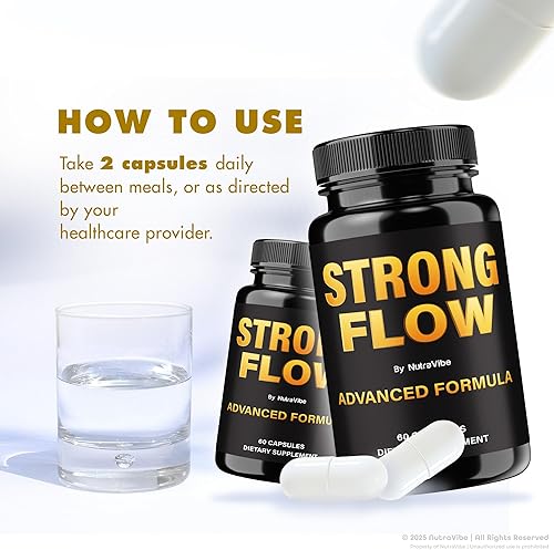 Miniatura 6 de Strong Flow  Suplemento de próstata StrongFlow premium con ingredientes naturales  Cápsulas de apoyo de próstata para el equilibrio de los hombres,