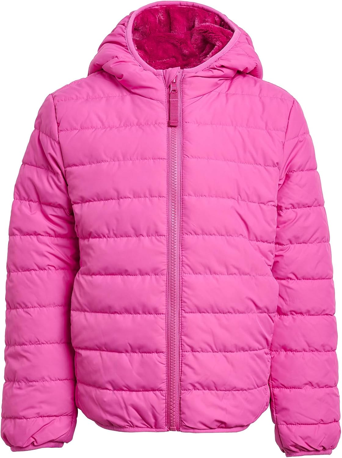 Primary Kids reversible fleece puffer jacket