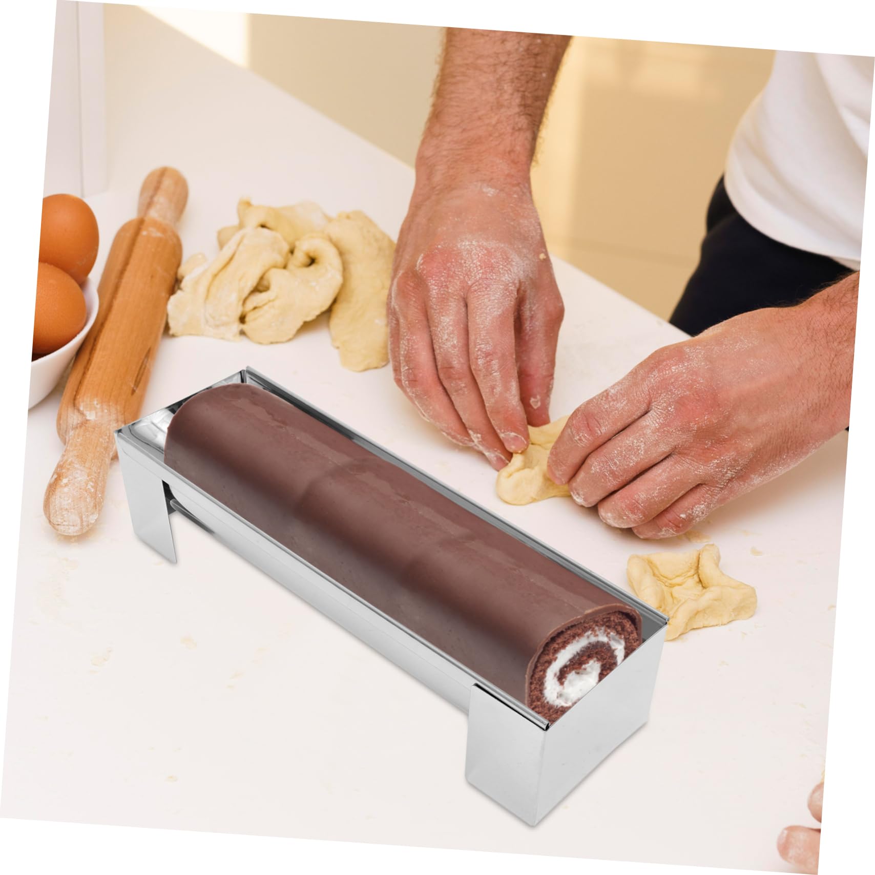 Alipis Lot De 5 Moules À Gâteaux en Acier Inoxydable en Forme De U Outils De Cuisson Polyvalents pour Un Usage Domestique