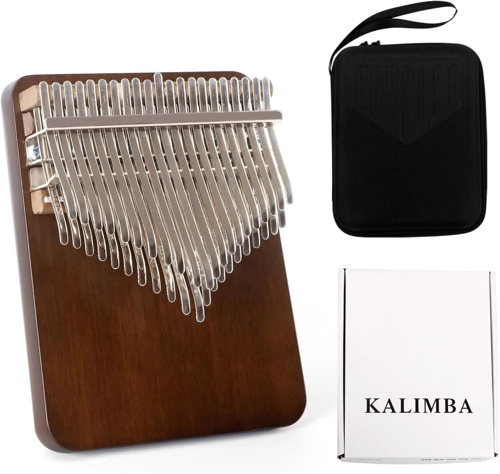 Kalimba For Beginners Kalimba Thumb Piano 42 Keys Flat-board Finger Piano Walnut Wood Marimba With Tune