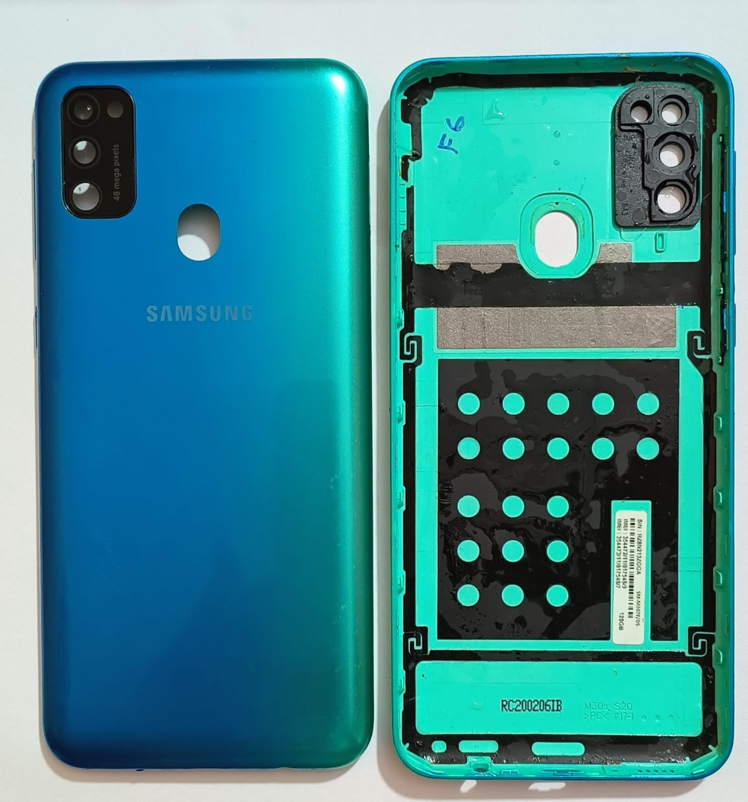 SPAREWARE® Back Panel for Samsung Galaxy M30S - Sky Blue (with Camera Lens FIITING) (B0CCSJ95CN) Amazon Price History, Amazon Price Tracker