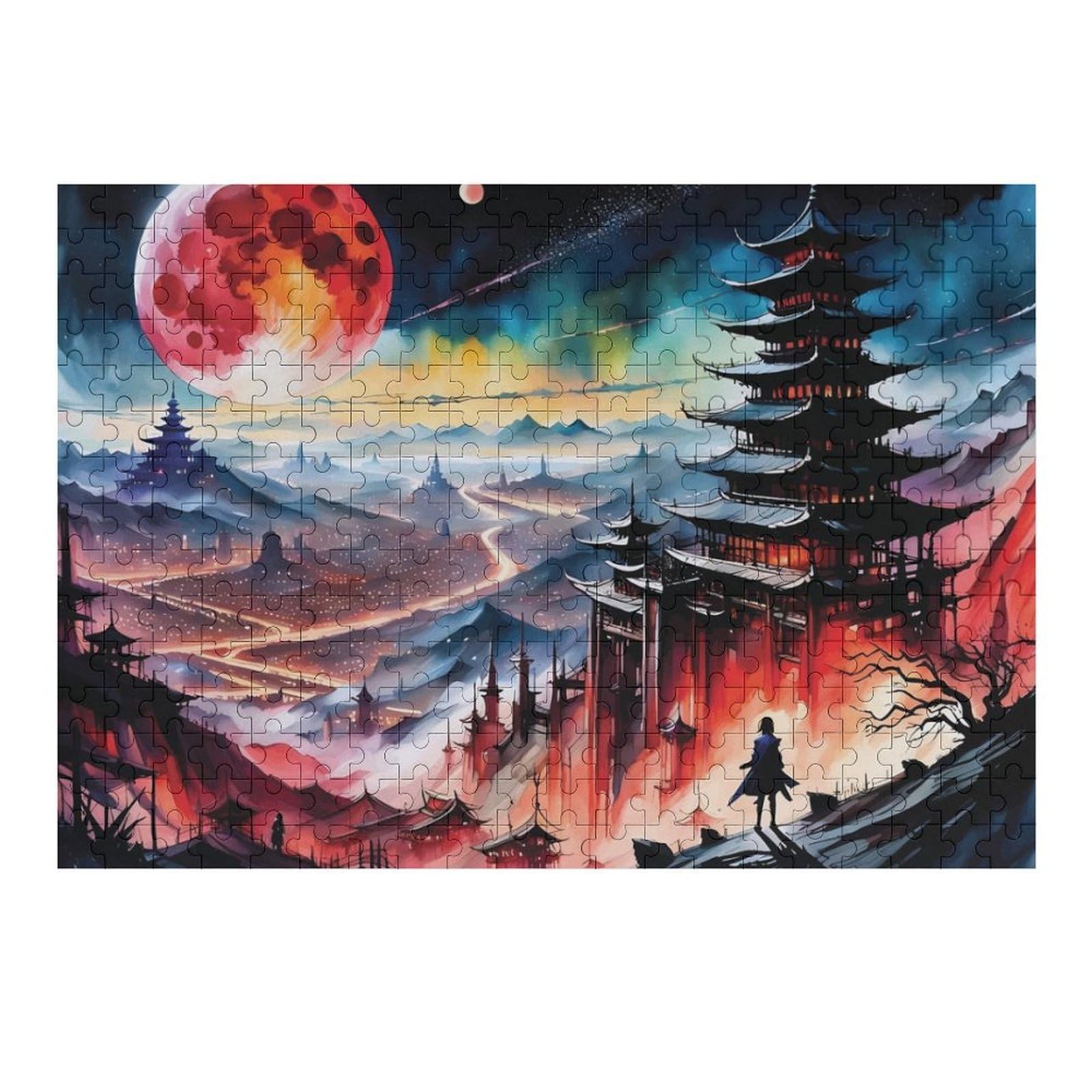 Adult Jigsaw Puzzles 1000pcs(38x26cm) Japan Landscape Puzzle for Adults Brain Teaser Game Analysis And Logic Educational Challenge 1000pcs(38x26cm) — image 1