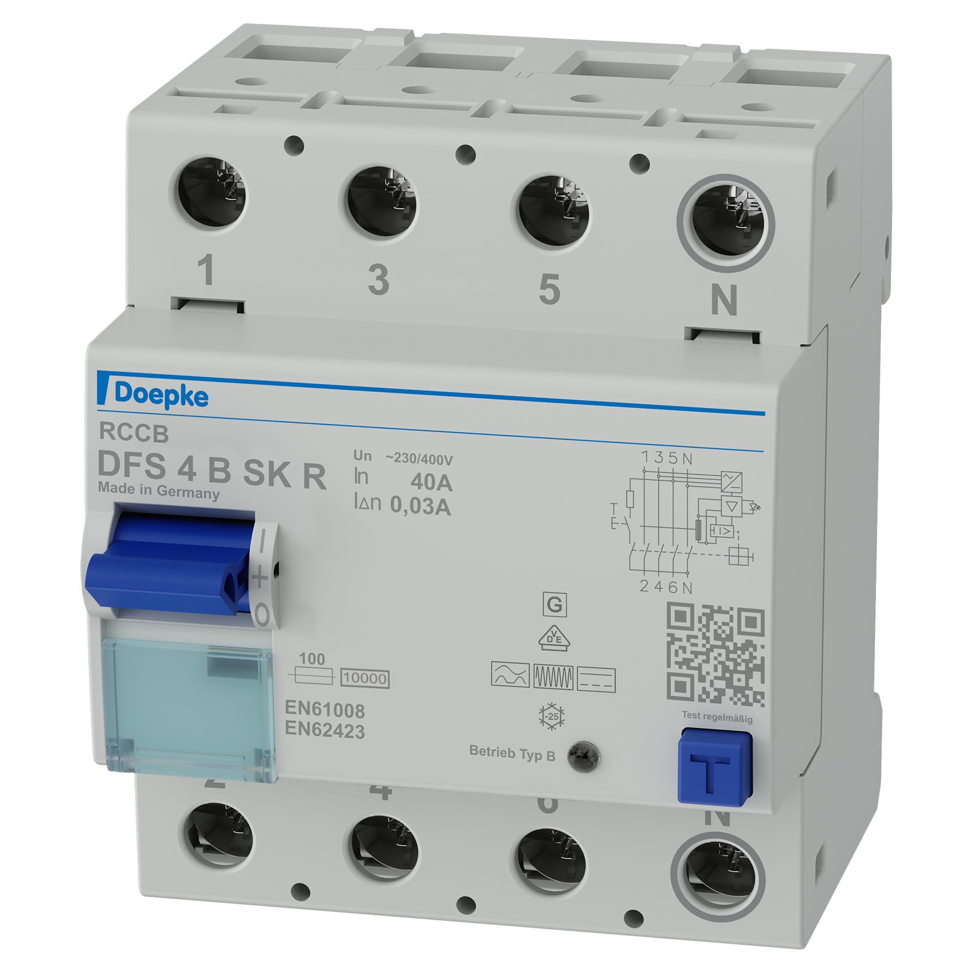 Doepke FI-Schalter DFS4 040-4/0,03B SKR