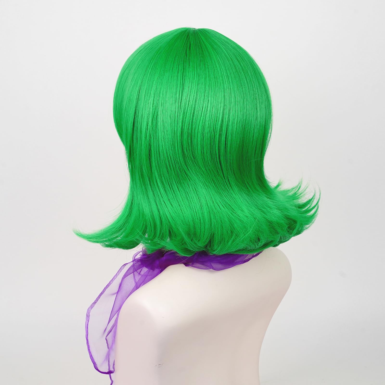 Amazon.com: Aicos Green Wavy Cosplay Wig Short Green Flip 