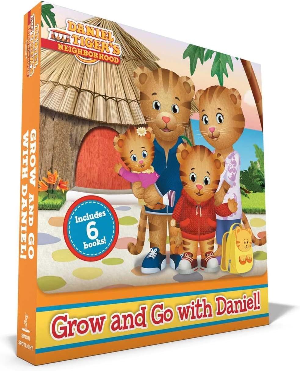 Grow and Go with Daniel! (Boxed Set): No Red Sweater for Daniel; Tiger Family Trip; Daniel Goes to the Carnival; Daniel Chooses to Be Kind; Daniel's First Babysitter; Daniel Has an Allergy