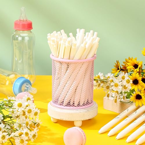 Miniatura 7 de Kisston 60 bolígrafos de baby shower, regalos de fiesta a granel para invitados, niñas, niños, juegos neutros de revelación de género, premios de