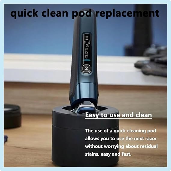 Replacement Quick Clean Pod Compatible with Philips Norelco Cleaning Pod
