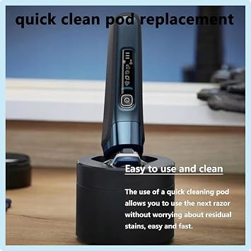 Replacement Quick Clean Pod Compatible with Philips Norelco Cleaning Pod