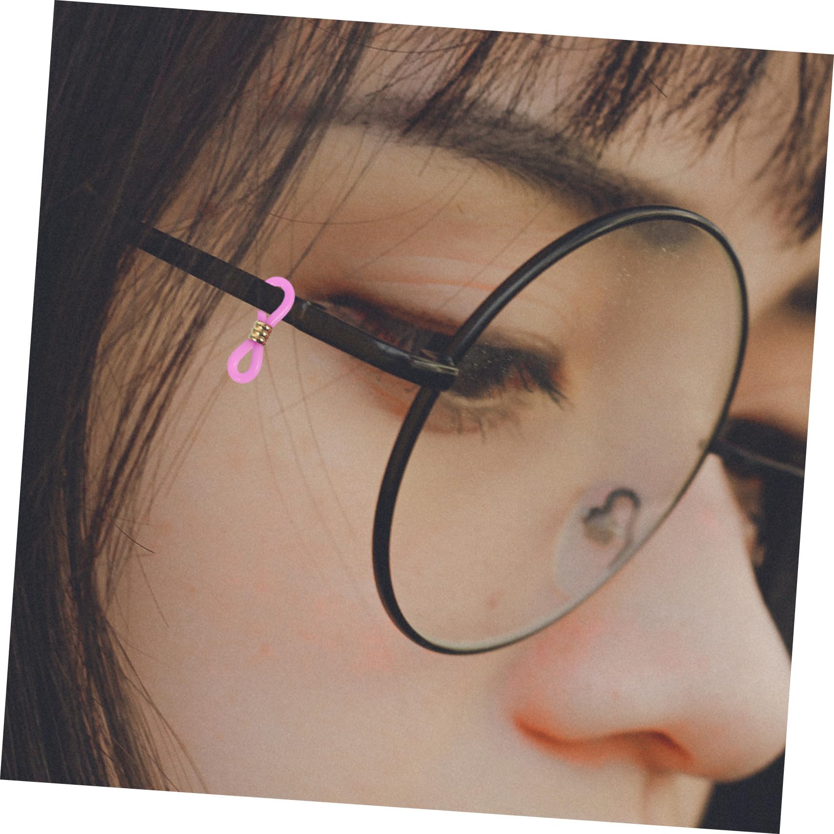 Toyvian 60 pièces Embouts de Chaîne Lunettes Silicone Antidérapants Réglables pour Soleil Connecteurs Pratiques et Durables pour Sport et Usage Quotidien