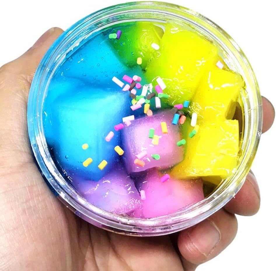Gloous Fruit Coconut Mud Mixing Cloud Slime Squishy Putty Scented Stress Kids Clay Toy