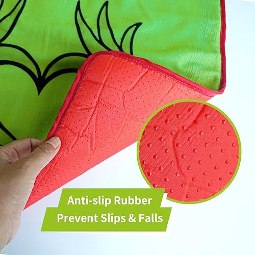 Miniatura 7 de Juego de fundas de asiento de inodoro de Grinch con tapa de inodoro, cubierta de asiento de inodoro, cubierta de asiento de inodoro, alfombra de