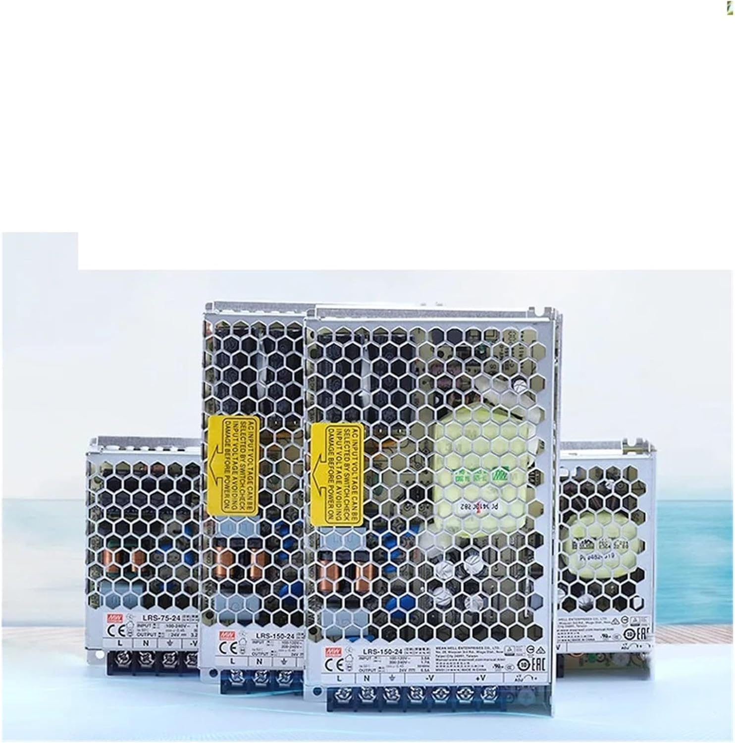 Mean Well LRS-150-24 150W LRS-75-24 75W 24V 3.2A 6.5A SMPS Switching LED PLC Industrial NES/LRS(75W LRS-75-24)