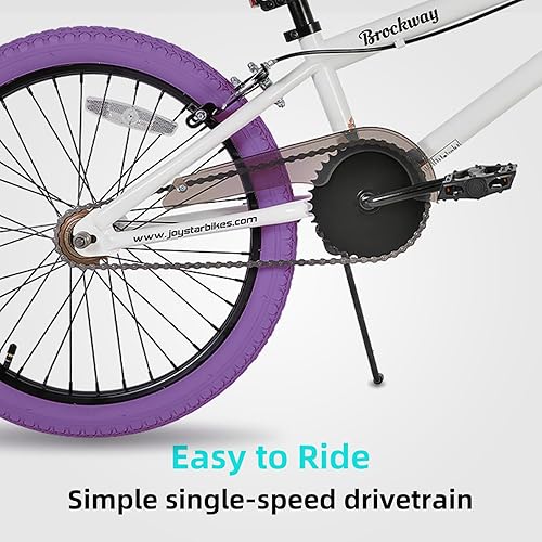 Miniatura 3 de JOYSTAR Brockway Freestyle - Bicicletas BMX para niños de 20 pulgadas y 24 pulgadas, bicicletas para niños de 6 a 14 años y ciclistas de nivel