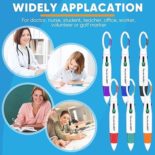 Miniatura 6 de 12 bolígrafos para enfermeras, regalos de agradecimiento, bolígrafos retráctiles multicolor, regalos de agradecimiento para enfermeras, médicos,