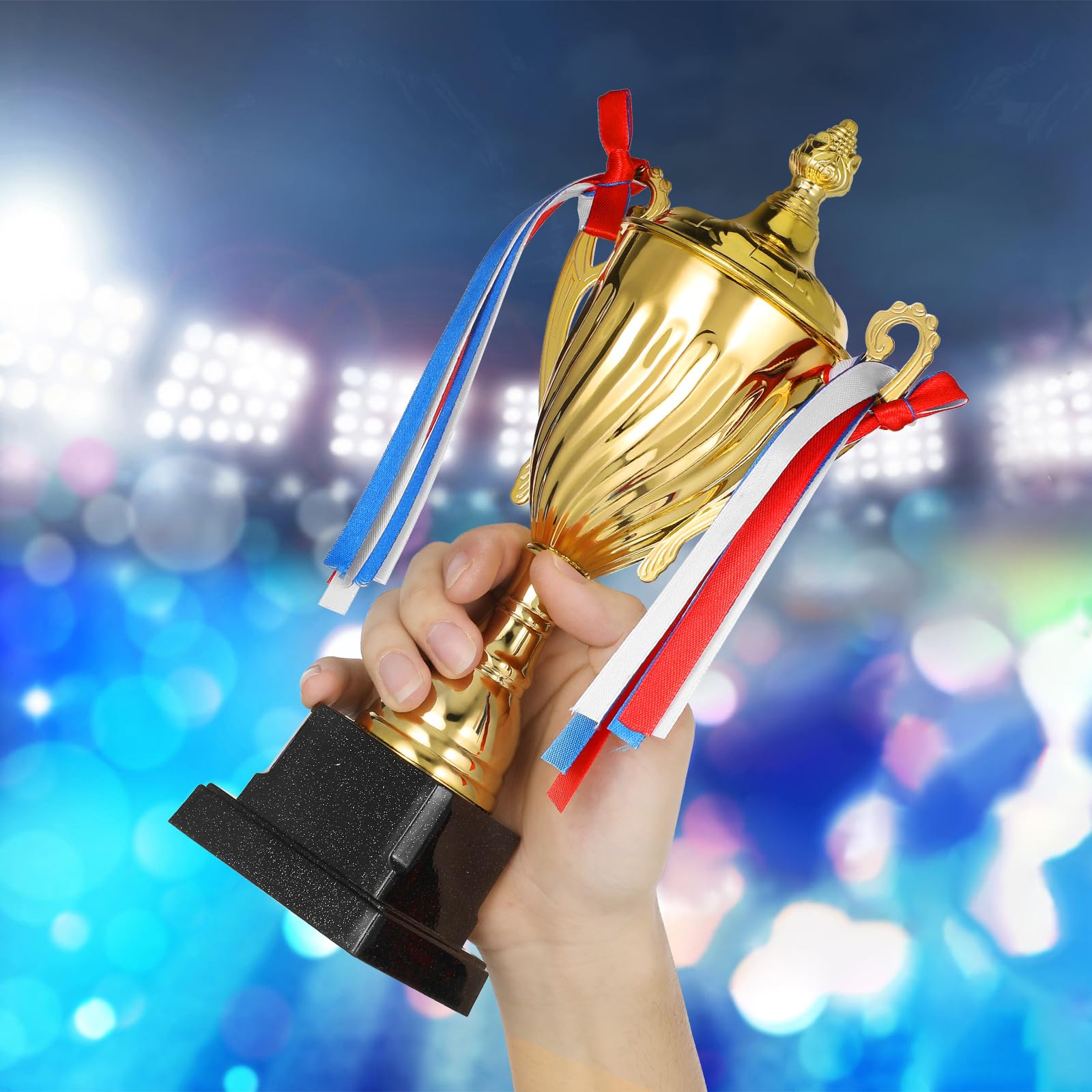 Trofeo Metálico Dorado de Competición, Premio Grande para Campeón