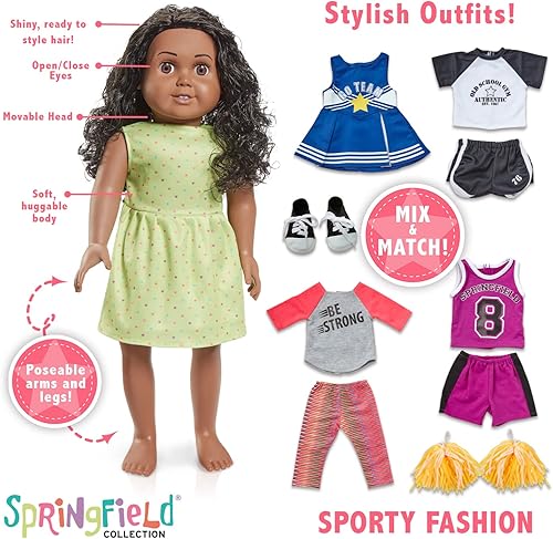 Miniatura 2 de Springfield - Muñeca Madison de 18 pulgadas con conjunto deportivo