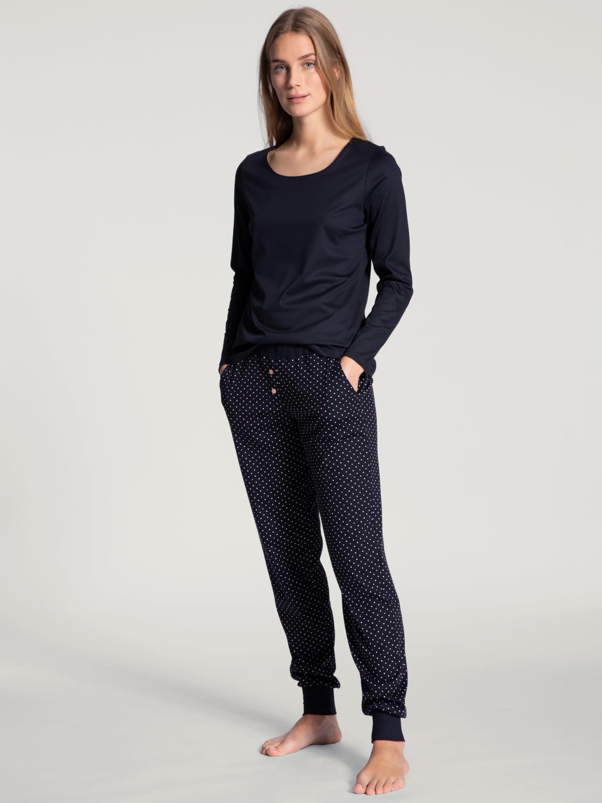 CALIDA Favourites T-Shirt Manches Longues Dames, en 100% Coton Supima