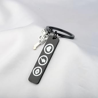 MYSOMY RDR2 Keychain Arthur Fans Gifts Cores Stamina & Dead Eye Gifts RDR2 Merchandise