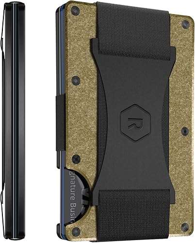 Miniatura 35 de Cartera Ridge para hombres - Billetera delgada y minimalista compacta y tarjetero, carteras con bolsillo frontal protegido por RFID para hombres con