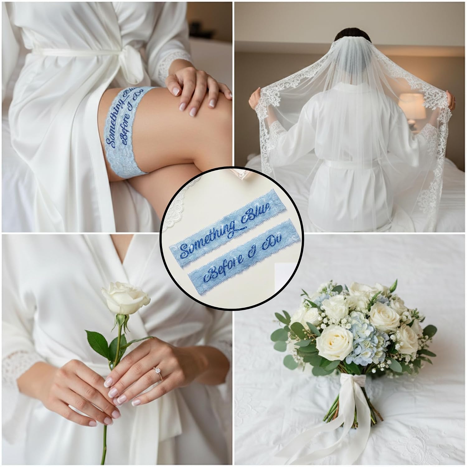 Wedding Garter for Bride – Something Blue Before I Do Bridal Garter, Blue Garters for Bride, Bridal Shower Gift, Something for Bride, Lace Bridal Keepsake