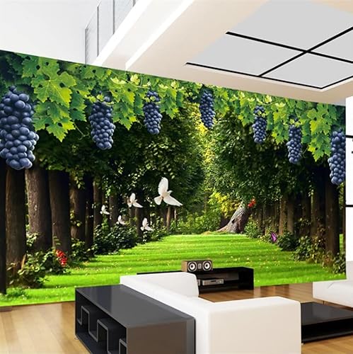 Papel tapiz de pared de vid de uva para sala de estar y dormitorio tapiz de papel para pared de habitación 1575 pulgadas de ancho x 1103 pulgadas de