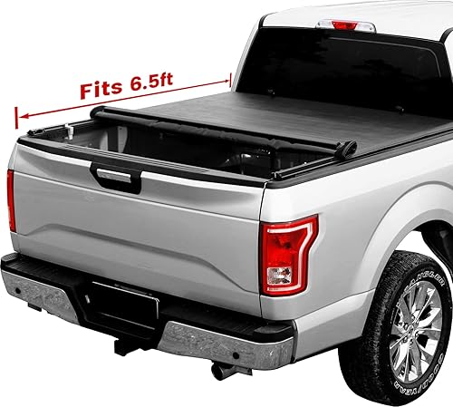 Miniatura 1 de Tonneau - Cubierta enrollable suave para camioneta Chevy Silverado/GMC Sierra 1500 2014-2018, fundas para caja de camión compatibles con Chevrolet