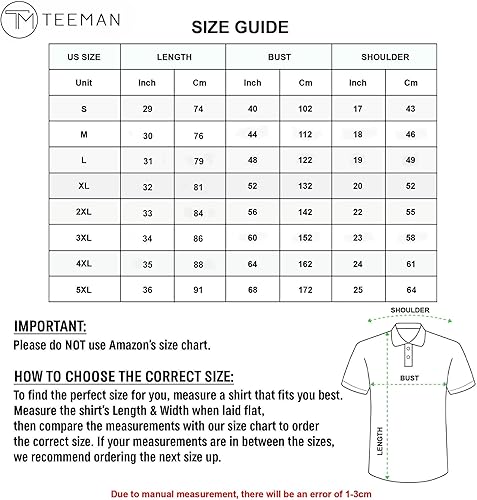 Miniatura 7 de TEEMAN Camisetas de golf divertidas personalizadas para hombres, camisetas de golf locas para hombres, divertidas camisas de golf polo de manga
